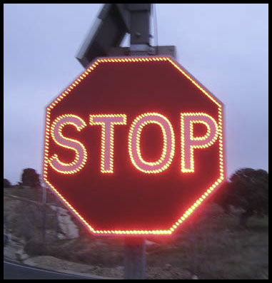 señal de stop