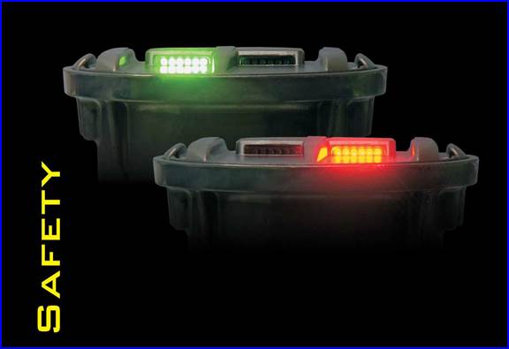 BALIZA ENCASTRABLE CON LEDS SR-45 SR-45 VERDE-ROJO 