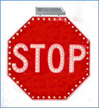 R-2 SEÑAL DE STOP CON LEDS