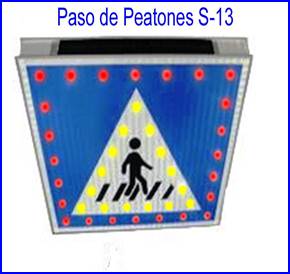 SEÑAL PASO PEATONES (39 LEDS)