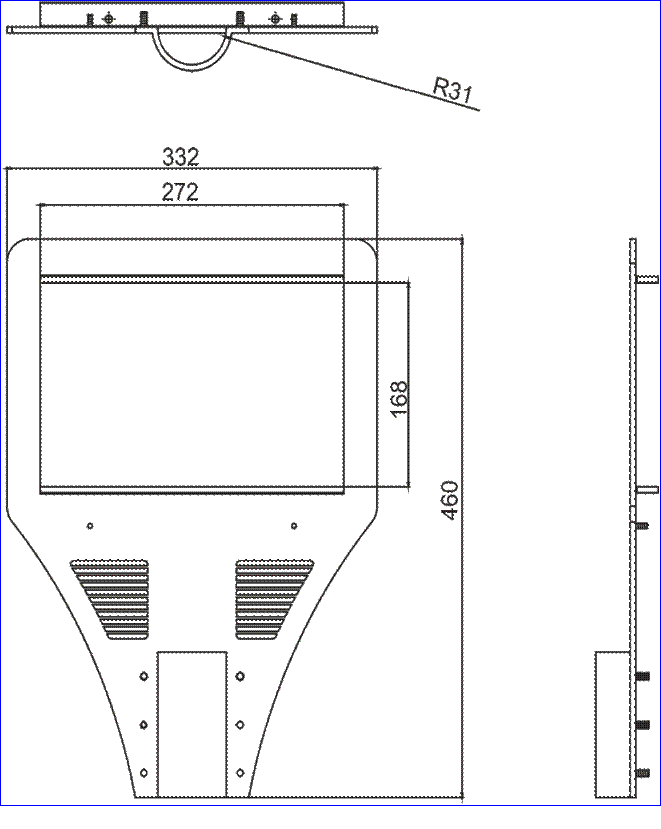 LUMINARIA DE LEDS DE  30W